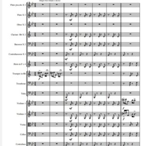 Preludio N.º 1 para Piano Solo (George Gershwin) Orquestación : Marcelo Rago (Partitura Completa con Partes)