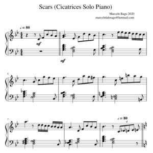 "Cicatrices" (Solo Piano) Composer : Marcelo Rago (Contemporary Piano style)