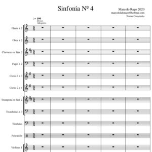 Sinfonía N.º 4 (Compositor : Marcelo Rago)