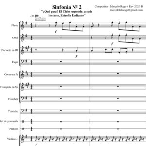 Sinfonía N.º 2 (Compositor : Marcelo Rago)