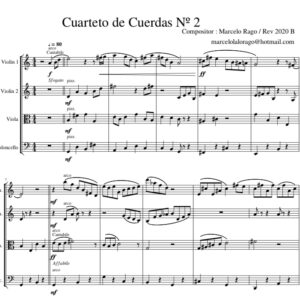 Cuarteto de Cuerdas N.º 2 ( Marcelo Rago)