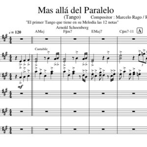 Mas allá del Paralelo (Tango) Compositor : Marcelo Rago